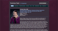 Desktop Screenshot of corinnecain.com
